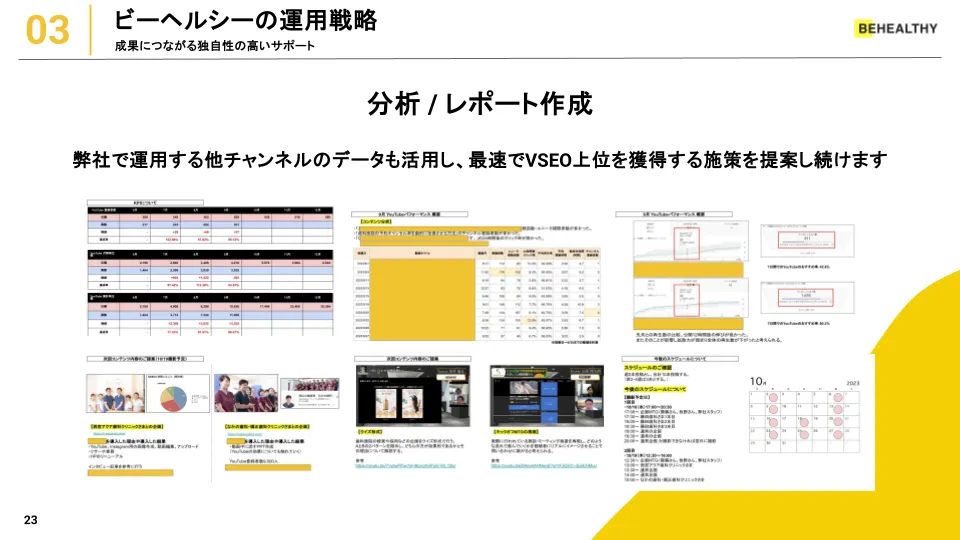 分析・レポート・改善